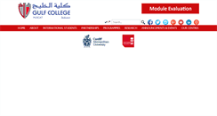 Desktop Screenshot of gulfcollege.edu.om